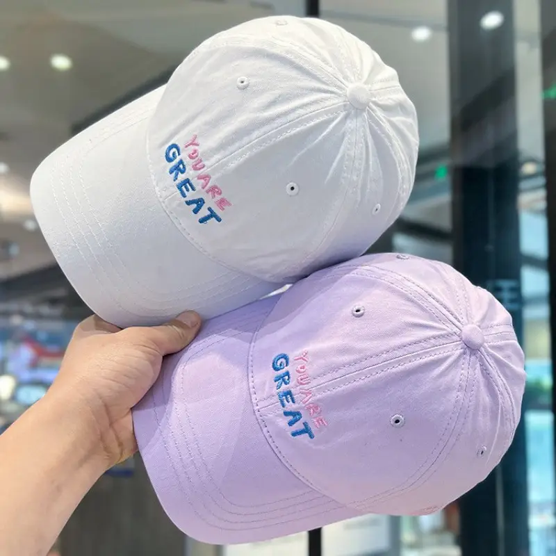 Women's Korean Style Smiley Face Sun Hat White