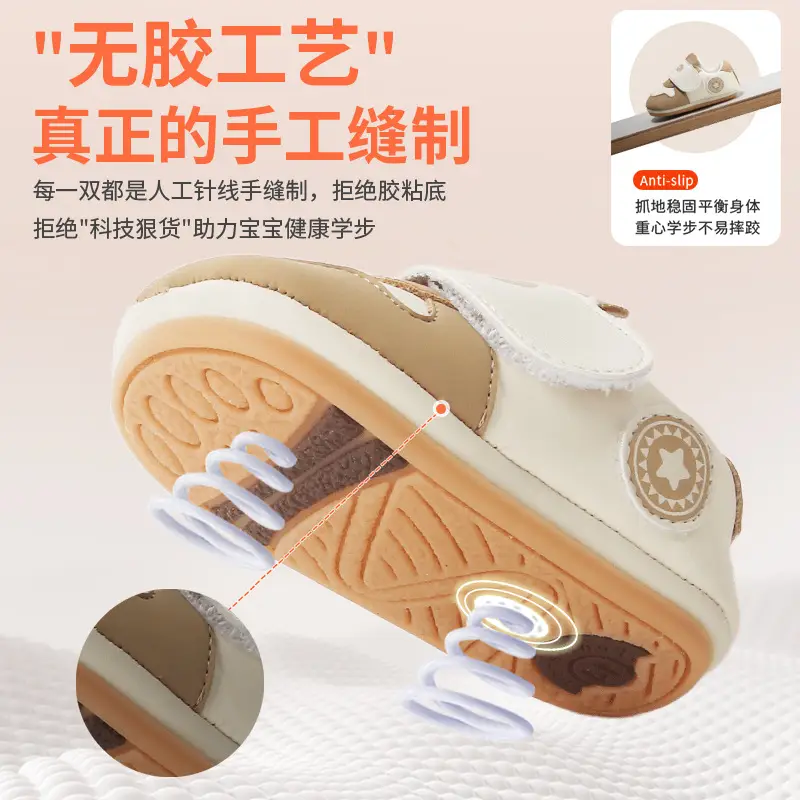 New 0 to 1 Year Old Baby Shoes Soft Sole Baby Toddler Shoes for Men 6-8-12 Months Infants and Girls Spring & Fall Models