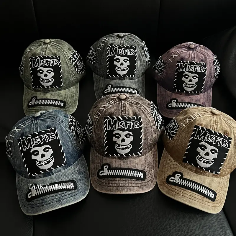 Hand-Sewn Skull Cap for Women Men Summer Street Niche — feature 1