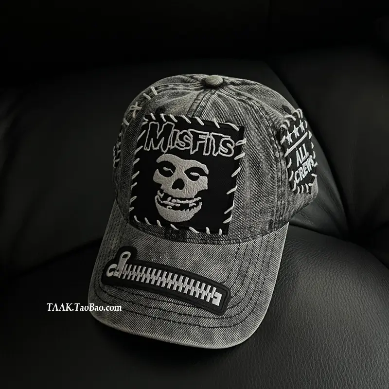 Hand-Sewn Skull Cap for Women Men Summer Street Niche — feature 4