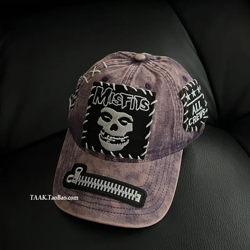 Hand-Sewn Skull Cap for Women Men Summer Street Niche — feature 8