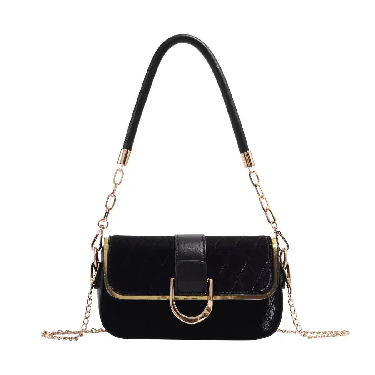 White Minimalist Chain Shoulder Bag 2026 - Image 8