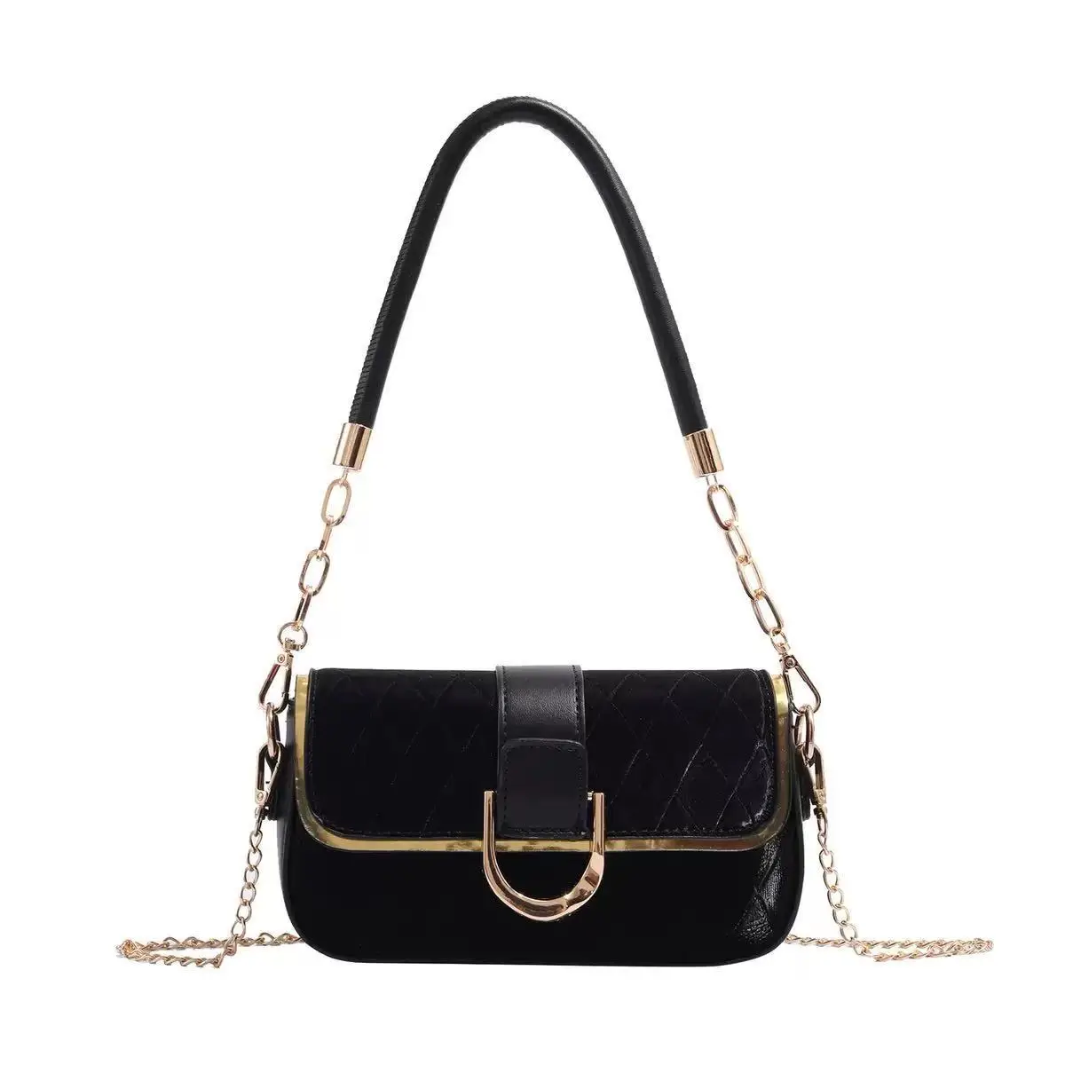 White Minimalist Chain Shoulder Bag 2026 - Image 3