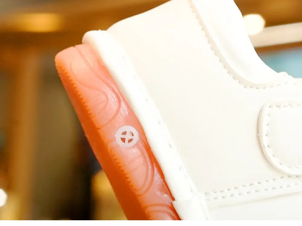 Baby Shoes White Peach Embroidered 1-2Yrs Soft Sole — feature 2