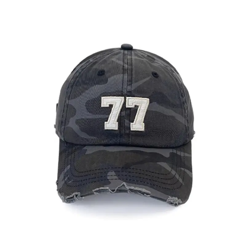 American Retro Camouflage Cap for Men Women