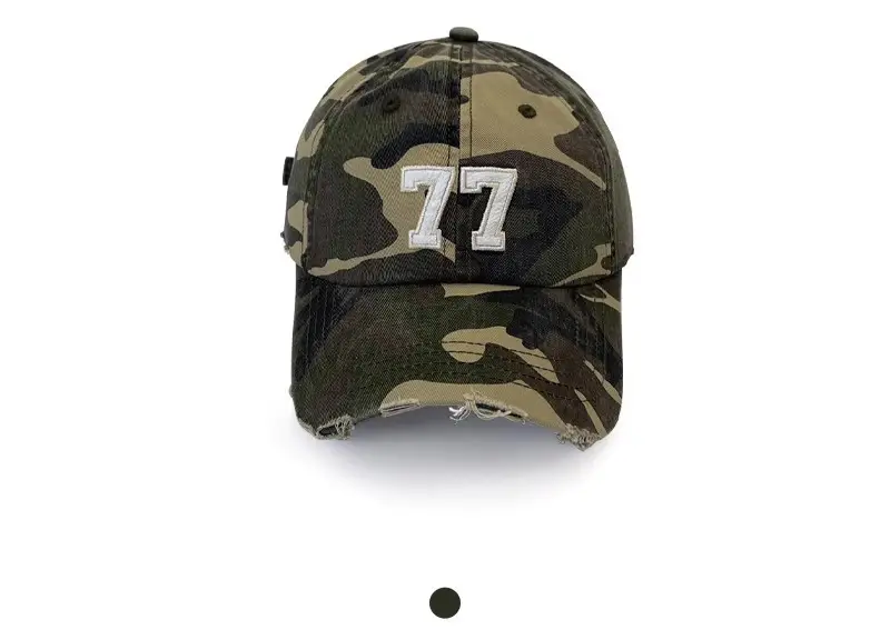 American Retro Camouflage Cap for Men Women — feature 6