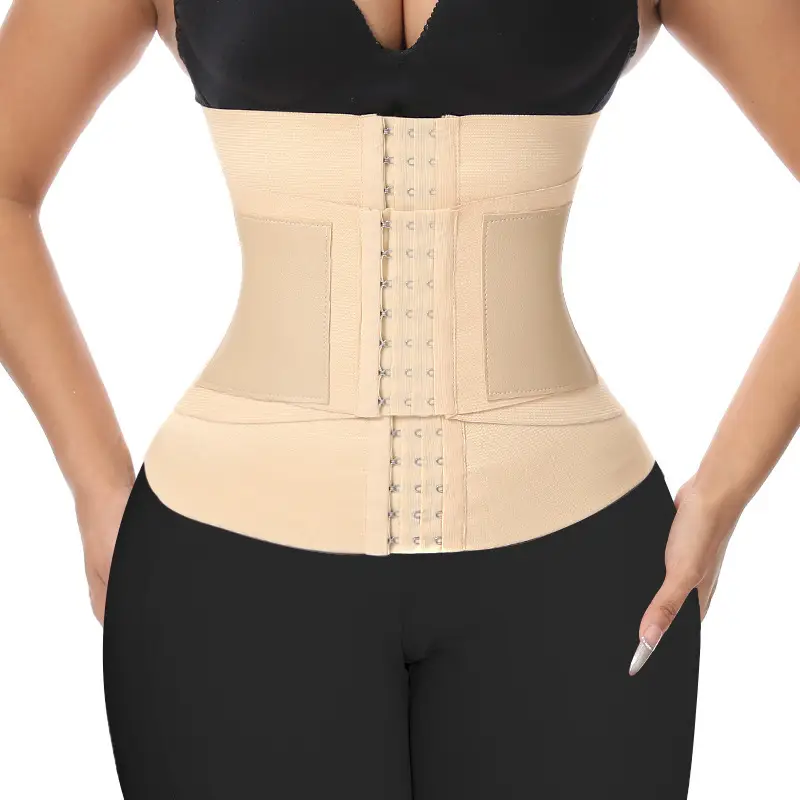 Adjustable Waist Trainer Belt for Plus Size Stomach Shaping - Image 4