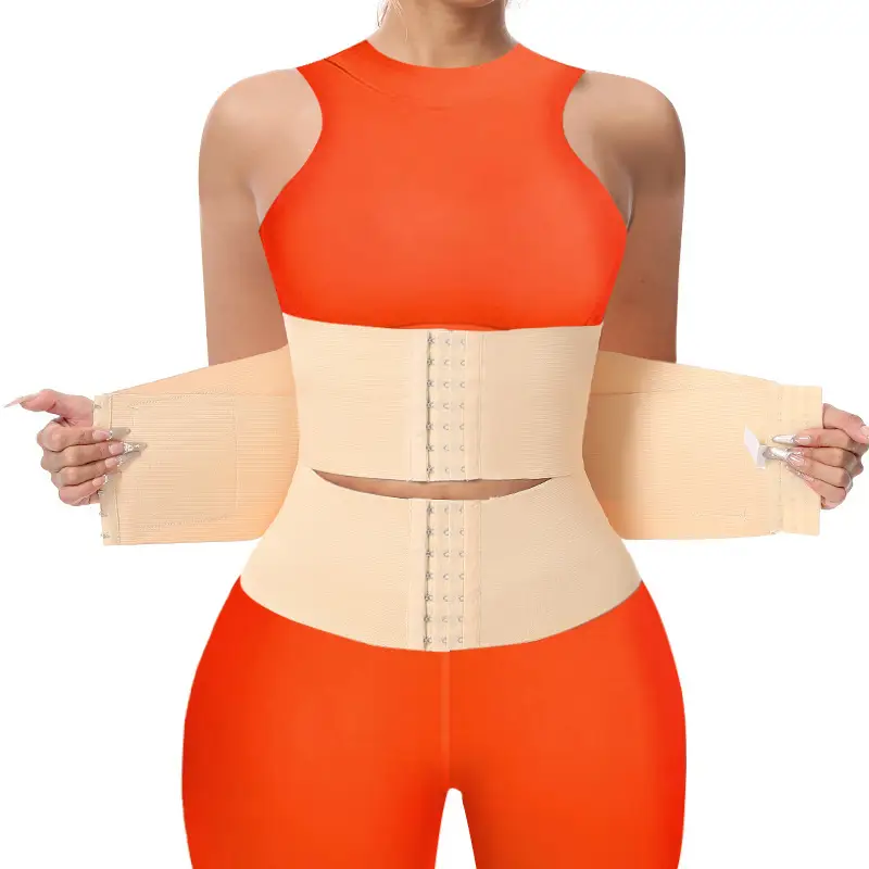 Adjustable Waist Trainer Belt for Plus Size Stomach Shaping - Image 5