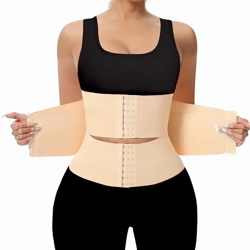 Adjustable Waist Trainer Belt for Plus Size Stomach Shaping — feature 2