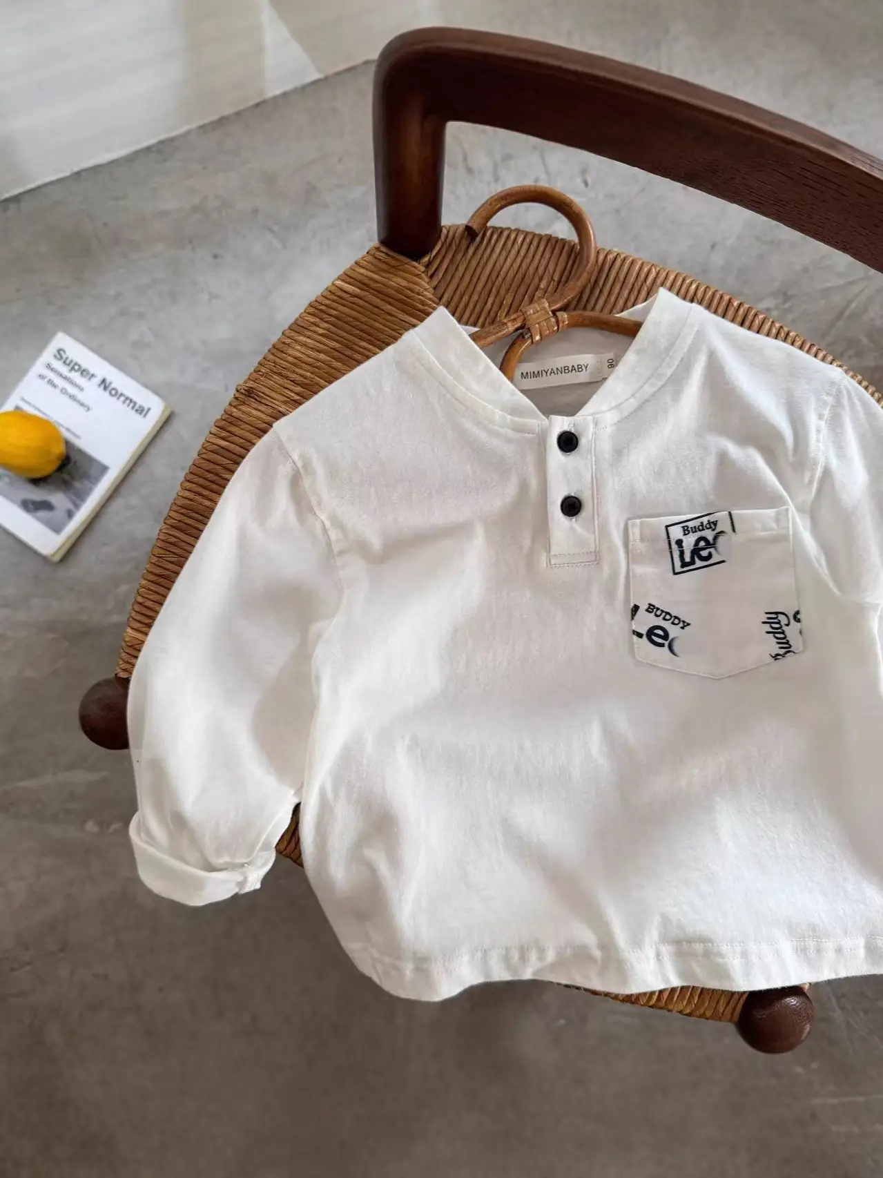 Children's Long Sleeve Polo T-Shirt Navy White 2026 - Image 8