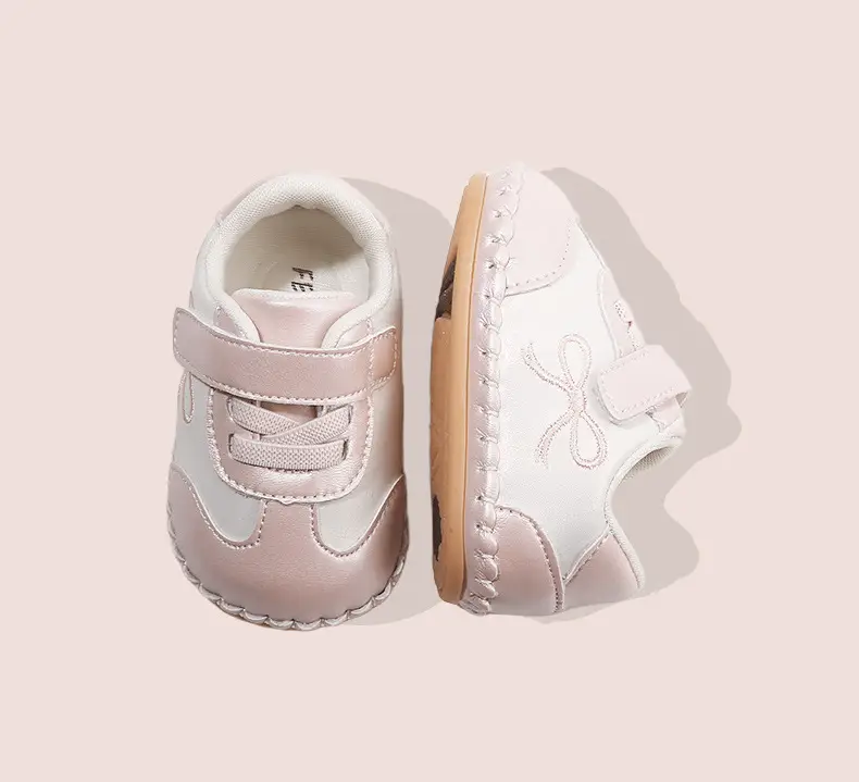 New 0-1 Year Baby Shoes Silver Velcro 6-12 Months — feature 25