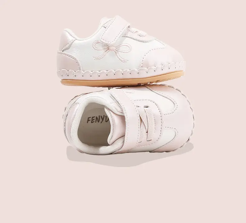 New 0-1 Year Baby Shoes Silver Velcro 6-12 Months — feature 26