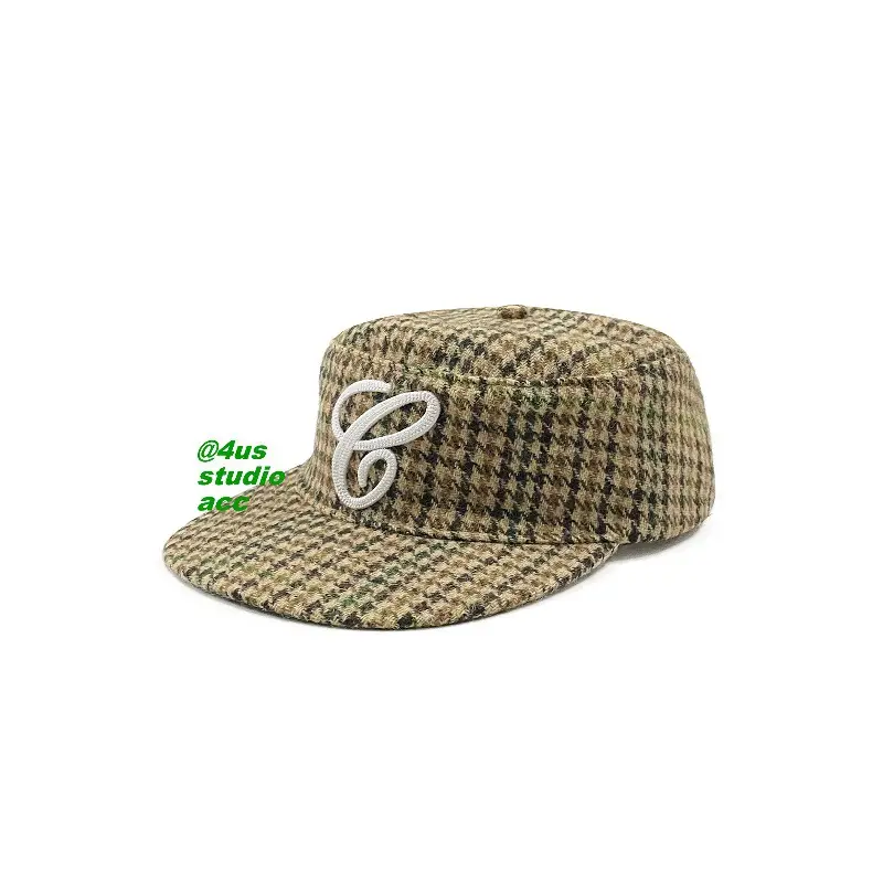 Women Flat Cap with 3D Embroidery & Duckbill Design - Image 6