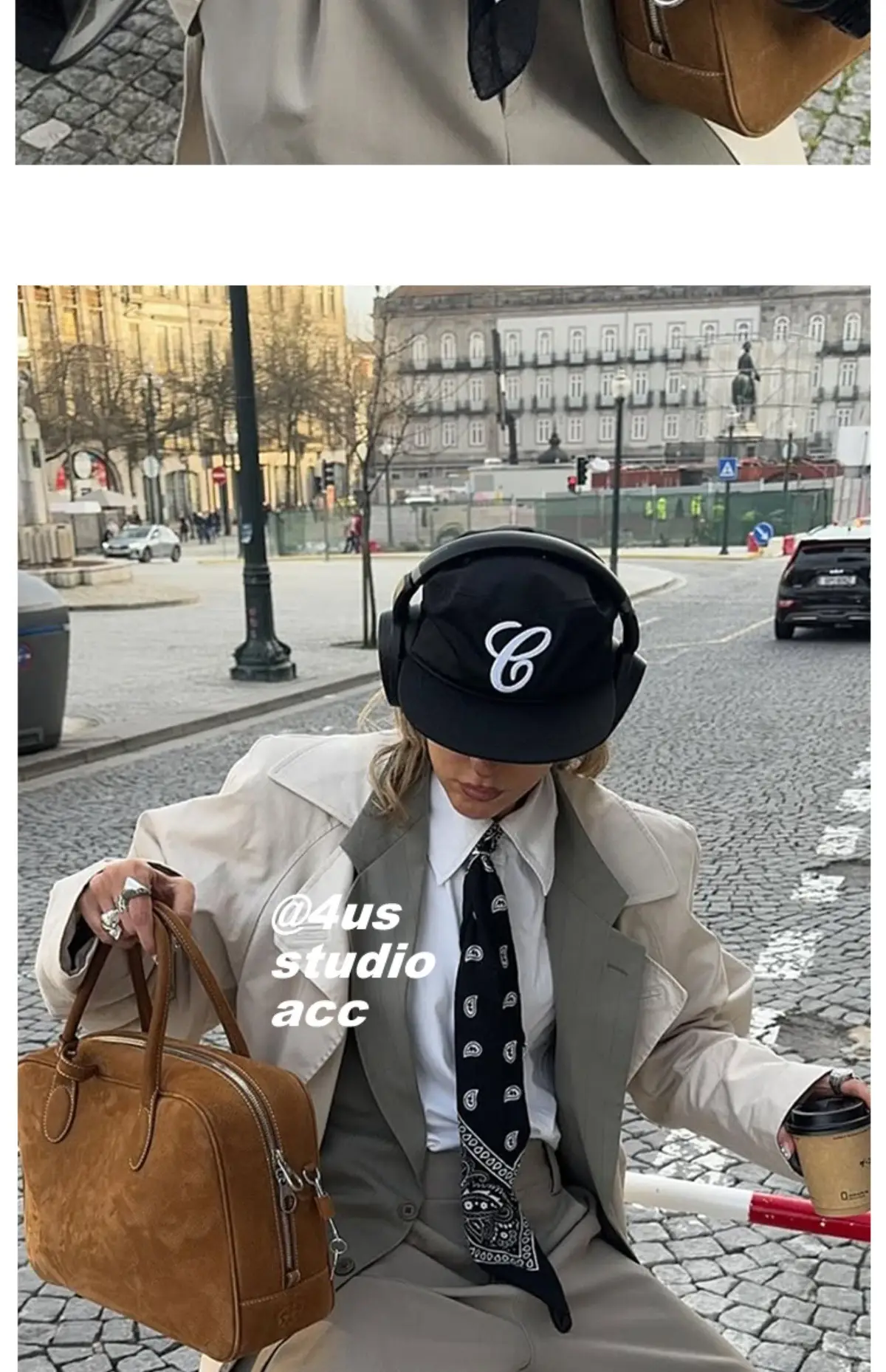 Women Flat Cap with 3D Embroidery & Duckbill Design — feature 13