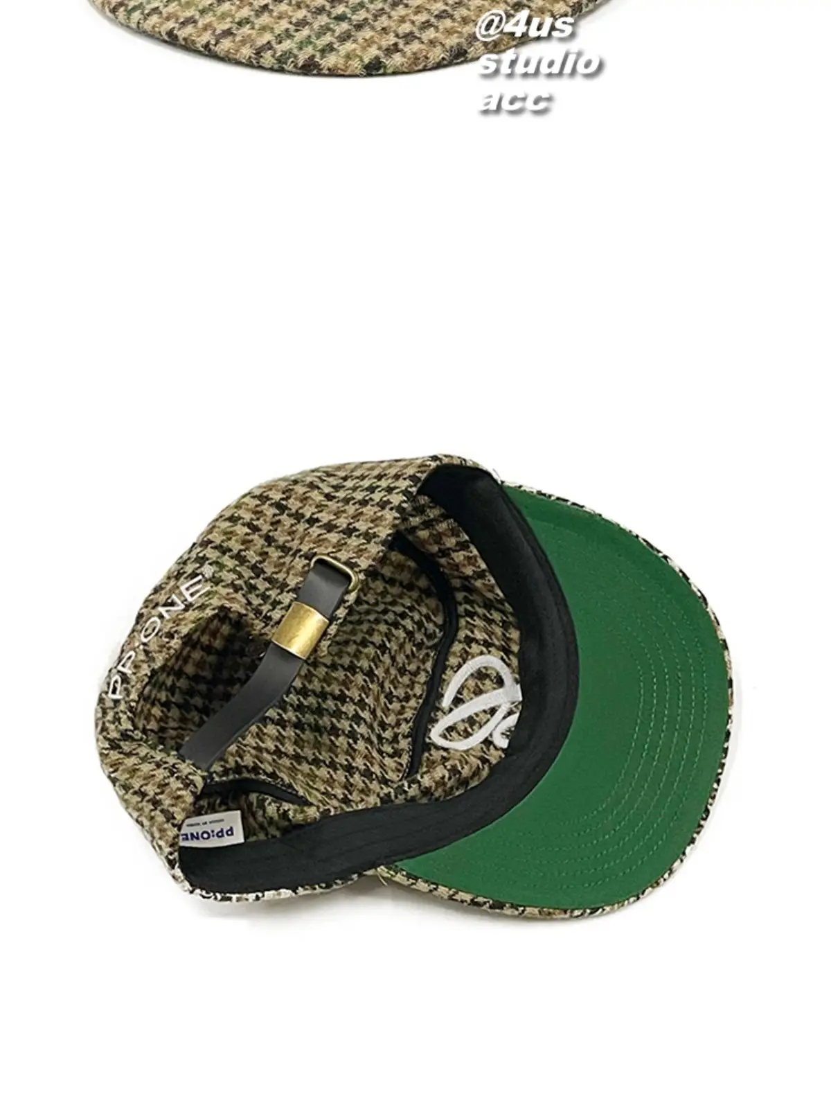 Women Flat Cap with 3D Embroidery & Duckbill Design — feature 20