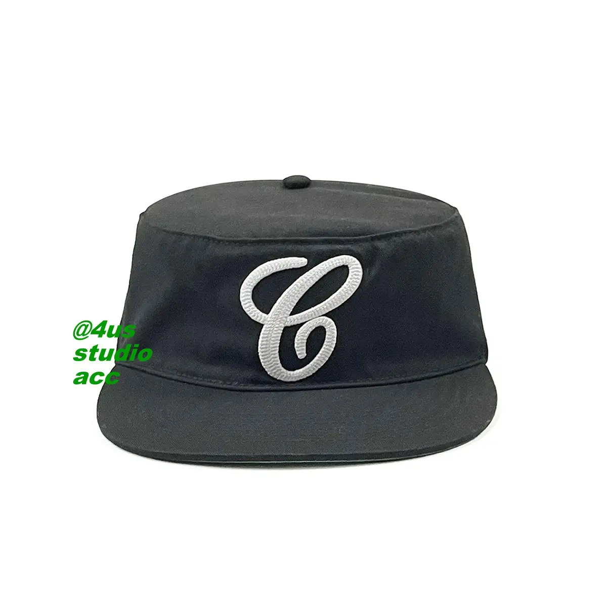 Women Flat Cap with 3D Embroidery & Duckbill Design - Image 2