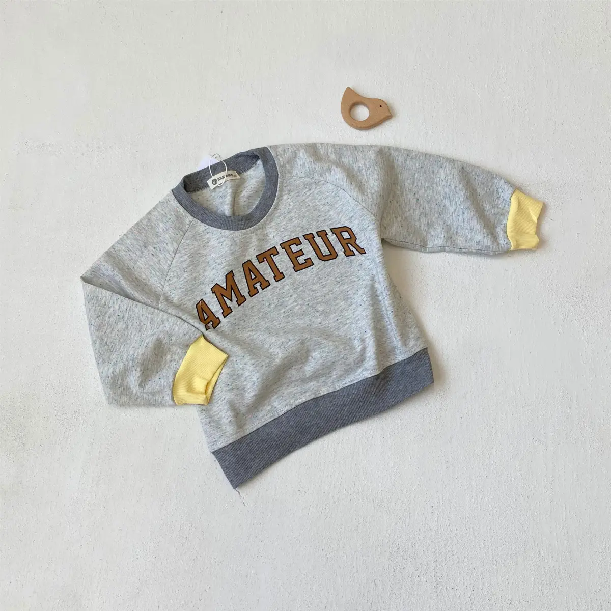 2025 Kids Sweatshirt Set Cotton Round Neck Letter Print — feature 17