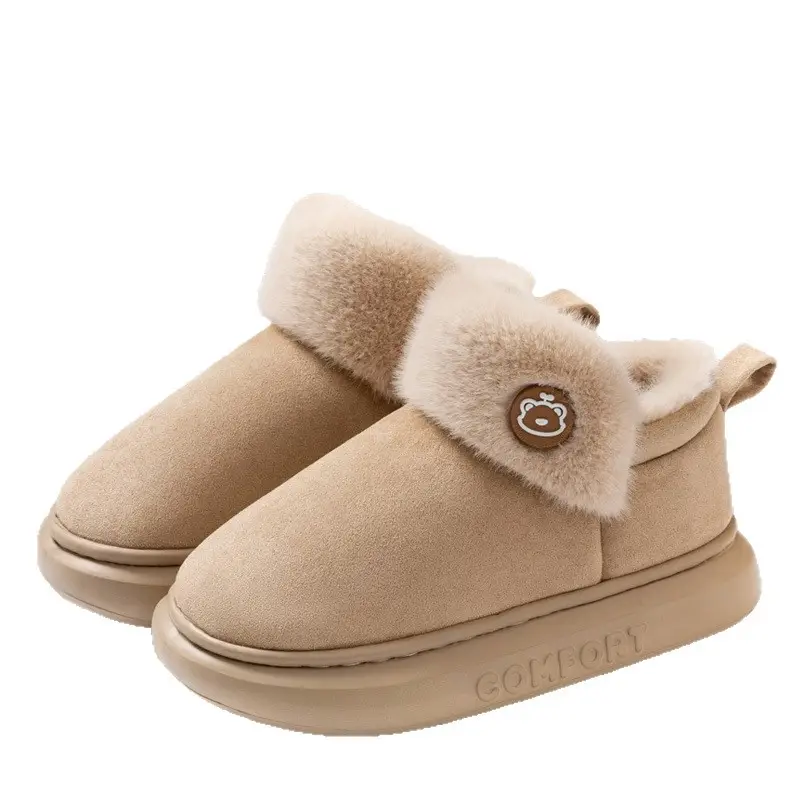 2025 Woolen Snow Slippers for Men Women Winter - Image 9