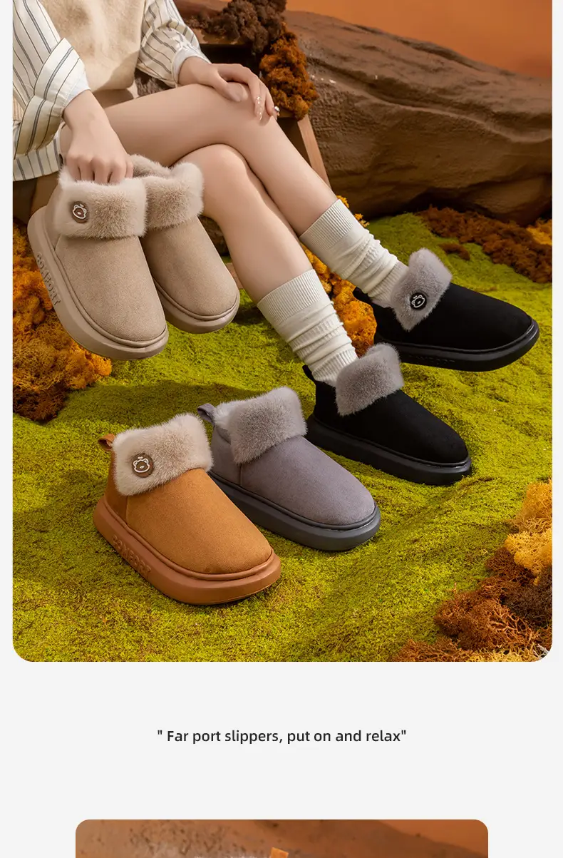 2025 Woolen Snow Slippers for Men Women Winter — feature 14