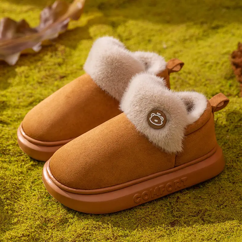 2025 Woolen Snow Slippers for Men Women Winter - Image 2