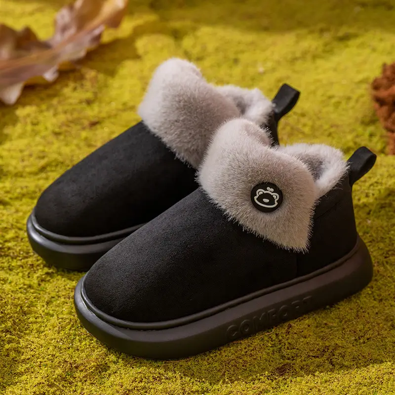 2025 Woolen Snow Slippers for Men Women Winter - Image 3
