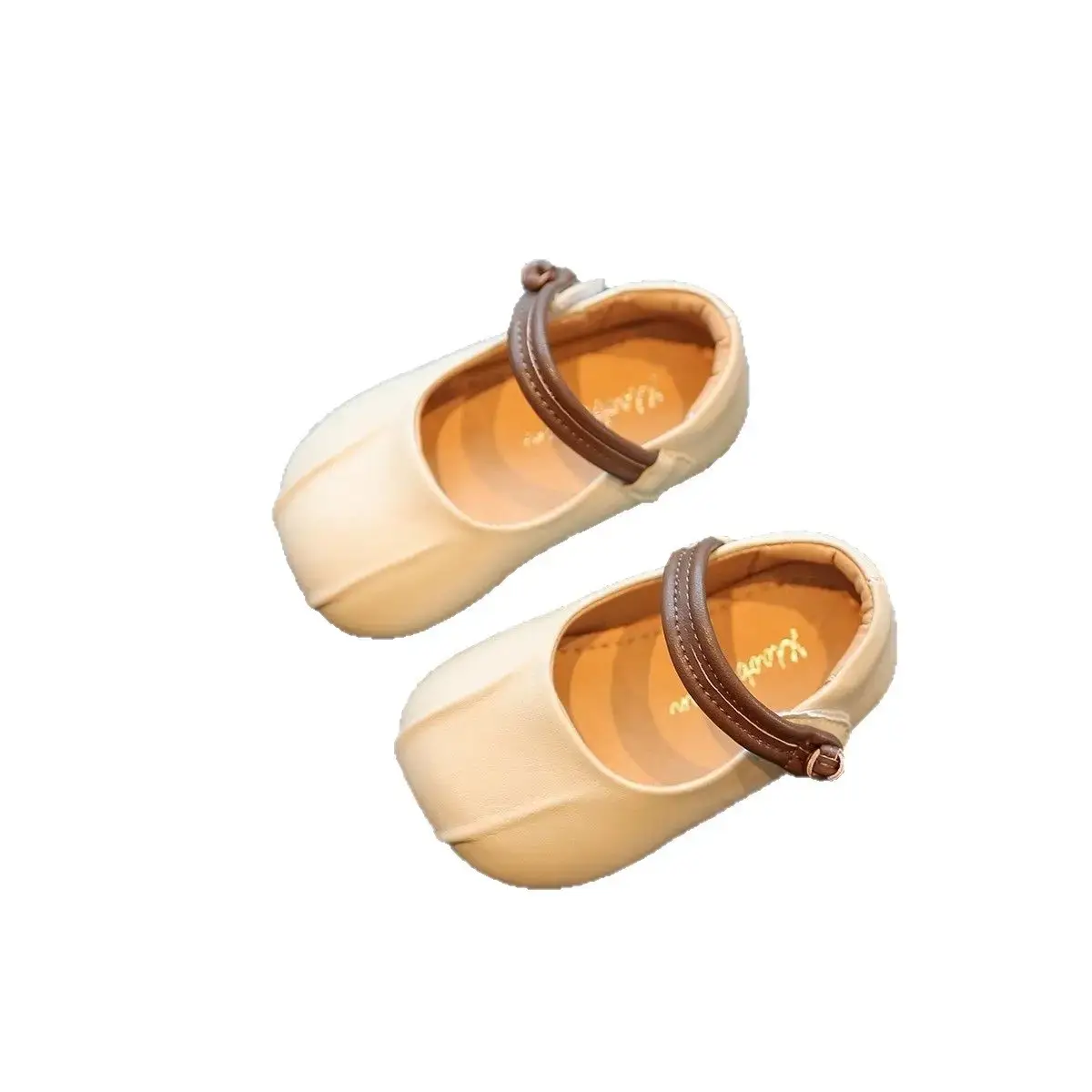 Girls Leather Flats Baby Princess Shoes Soft Sole