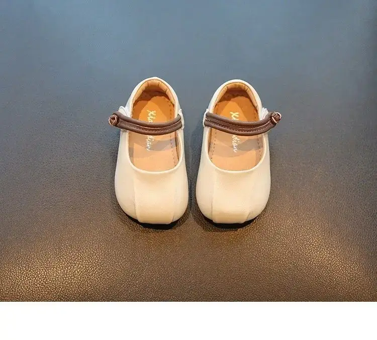 Girls Leather Flats Baby Princess Shoes Soft Sole — feature 9