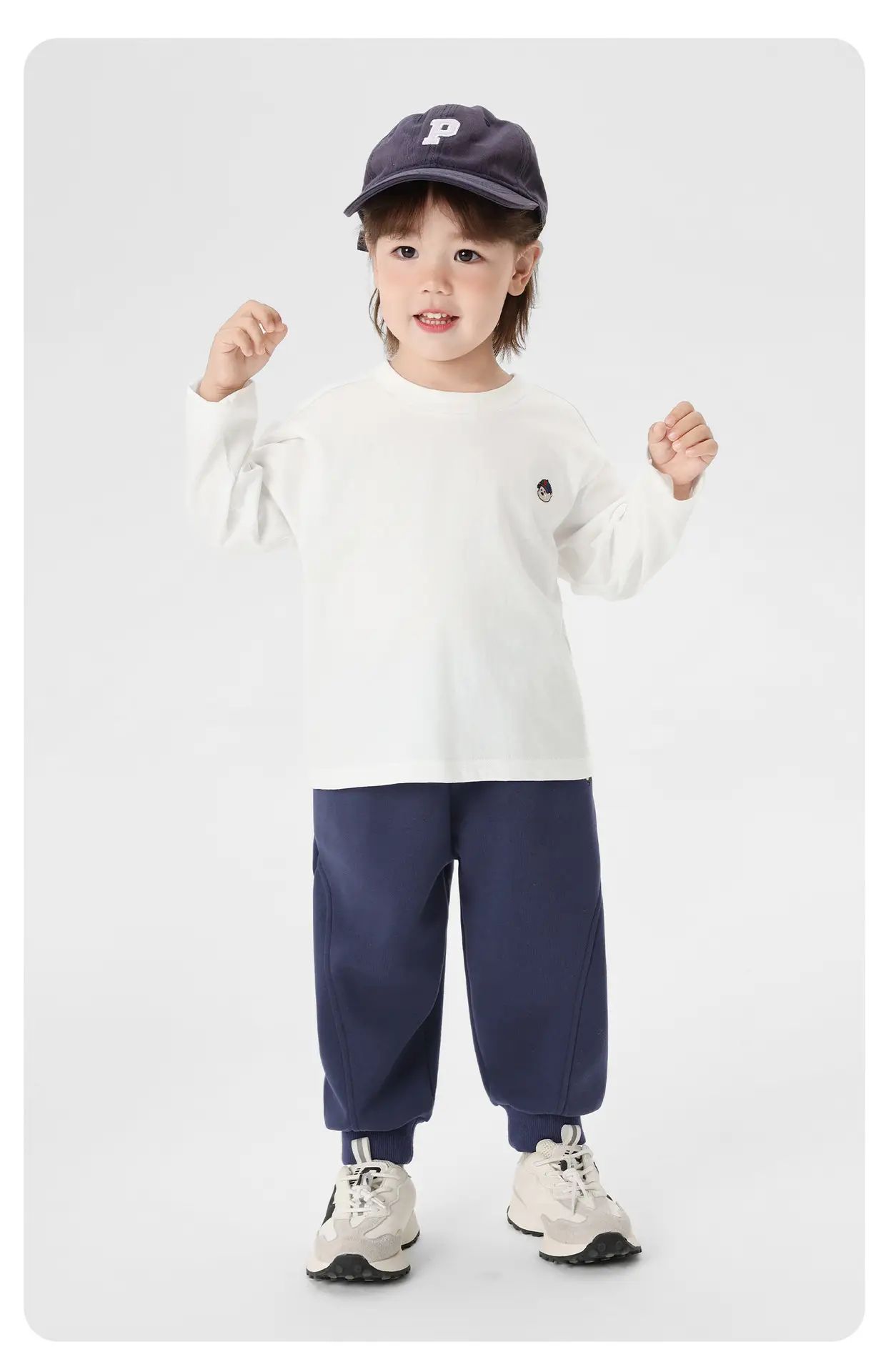 Boys Pure Cotton Striped Long Sleeve T-Shirt Spring Outfit — feature 19