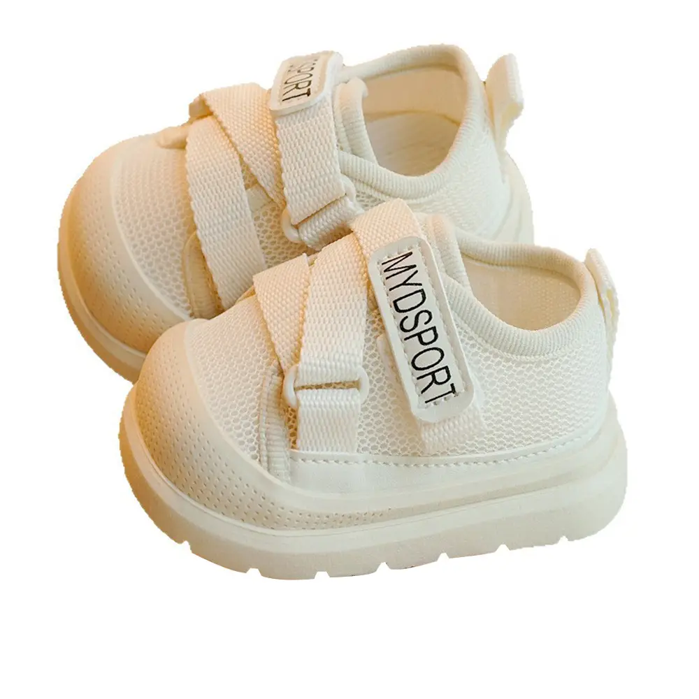 Toddler Shoes Spring & Fall New Beginner Baby Shoes 1-2 Years Old Baby Shoes Soft Sole Non-Slip Breathable Mesh