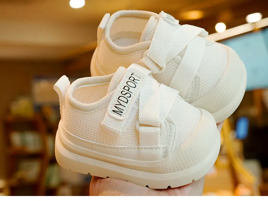 Toddler Shoes Spring & Fall New Beginner Baby Shoes 1-2 Years Old Baby Shoes Soft Sole Non-Slip Breathable Mesh — feature 4