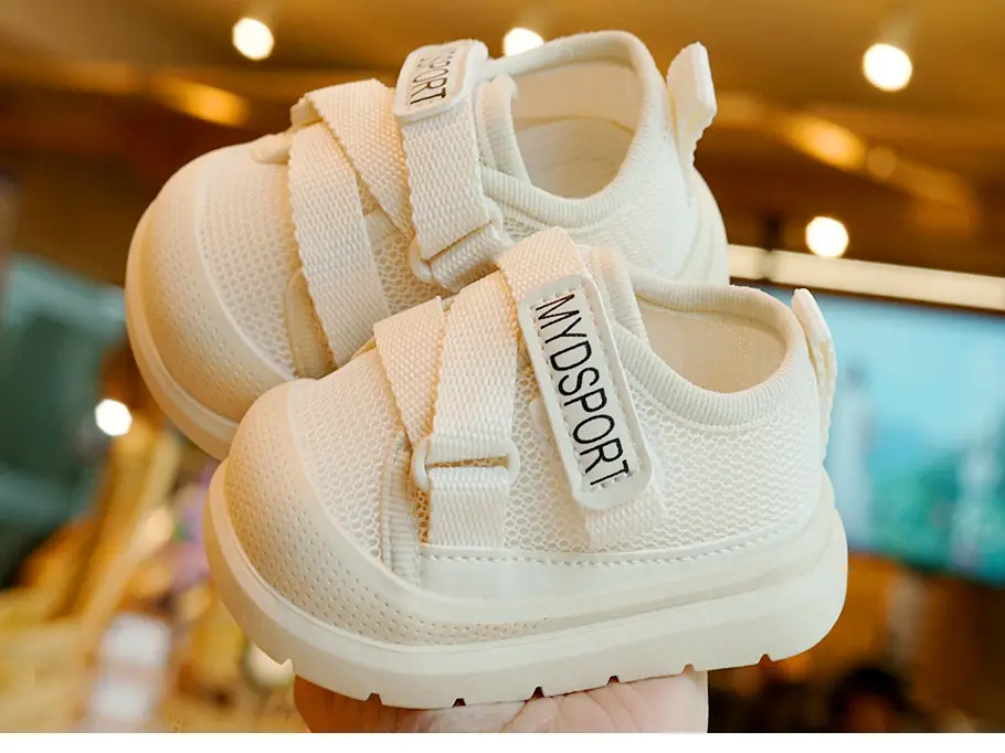 Toddler Shoes Spring & Fall New Beginner Baby Shoes 1-2 Years Old Baby Shoes Soft Sole Non-Slip Breathable Mesh — feature 5