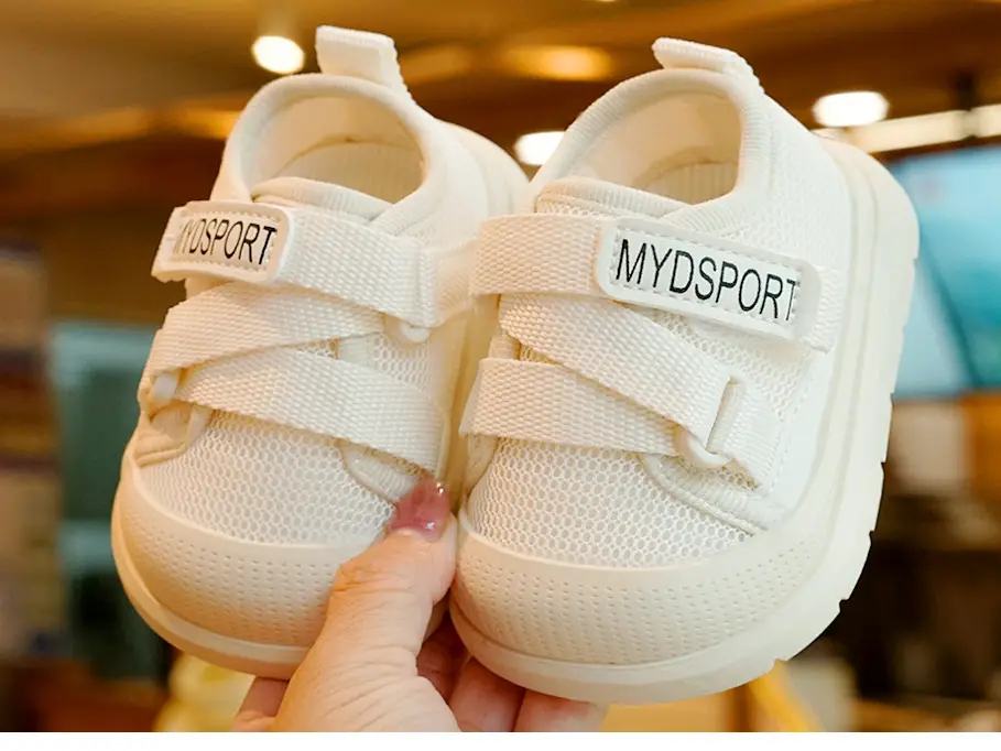 Toddler Shoes Spring & Fall New Beginner Baby Shoes 1-2 Years Old Baby Shoes Soft Sole Non-Slip Breathable Mesh — feature 6