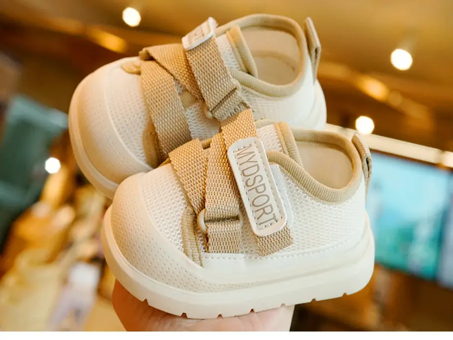 Toddler Shoes Spring & Fall New Beginner Baby Shoes 1-2 Years Old Baby Shoes Soft Sole Non-Slip Breathable Mesh — feature 8