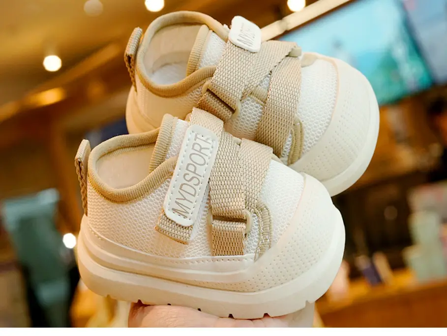 Toddler Shoes Spring & Fall New Beginner Baby Shoes 1-2 Years Old Baby Shoes Soft Sole Non-Slip Breathable Mesh — feature 9