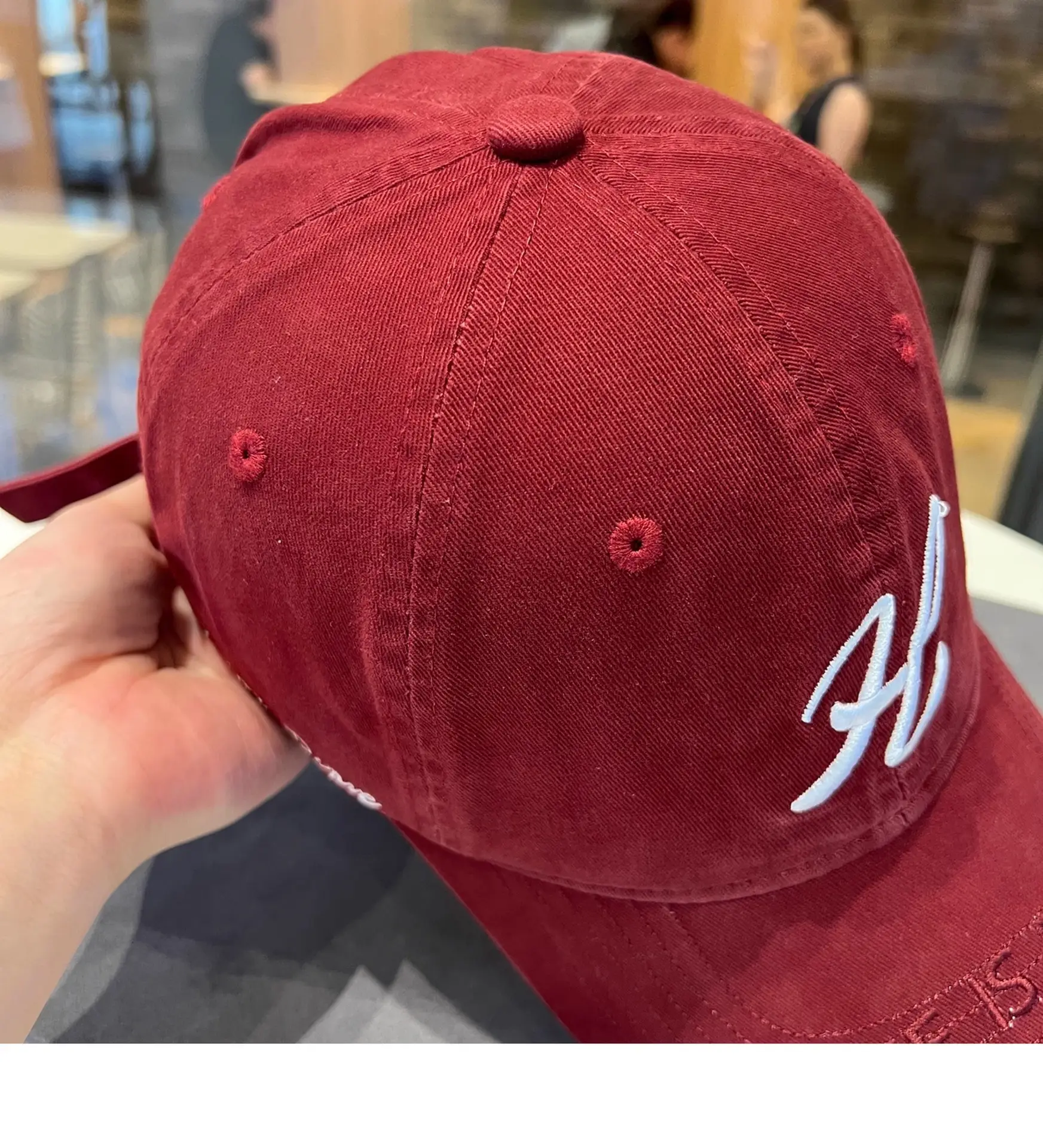 Korean Letter Embroidered Baseball Caps for Women — feature 15