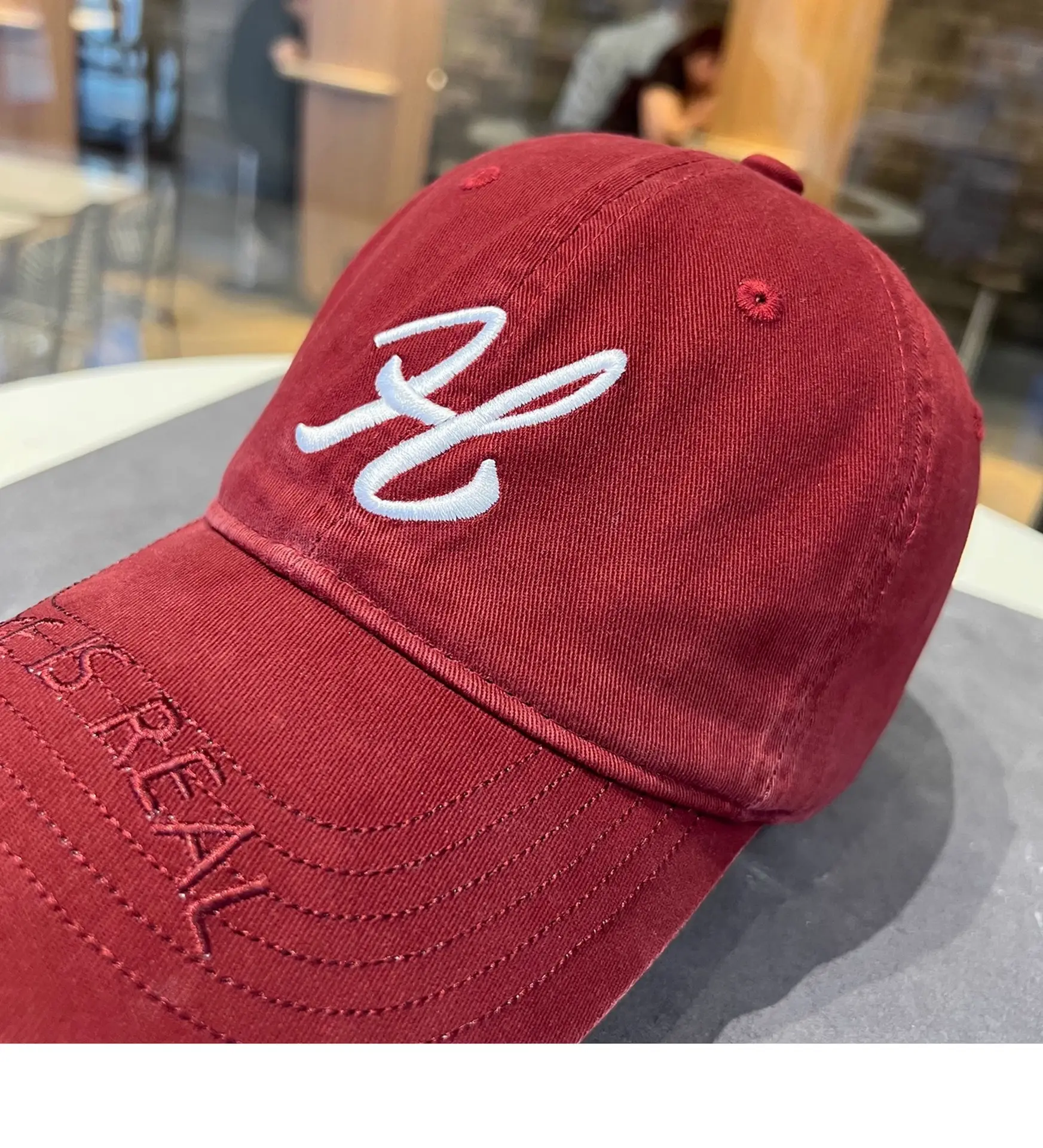 Korean Letter Embroidered Baseball Caps for Women — feature 16