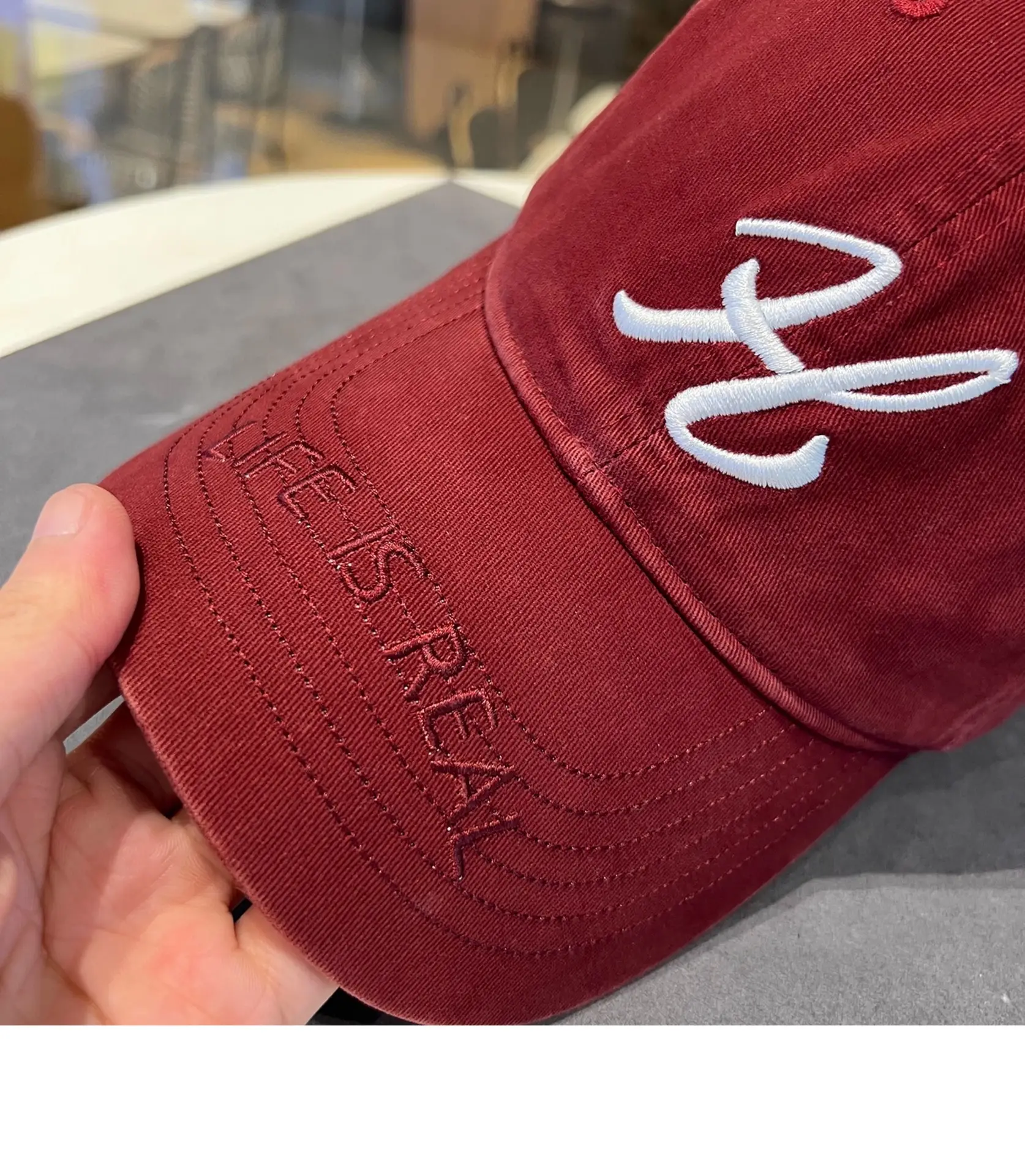 Korean Letter Embroidered Baseball Caps for Women — feature 17