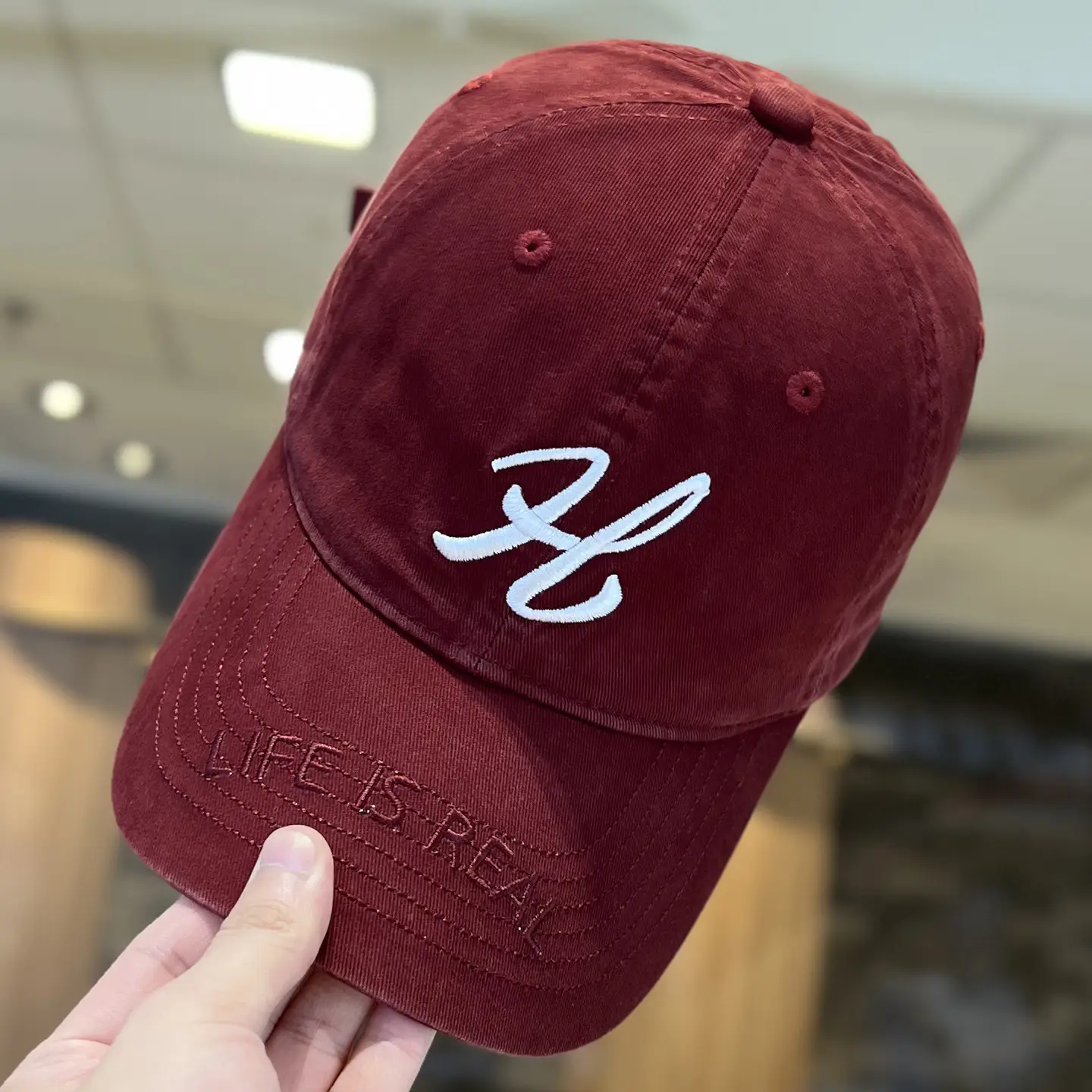 Korean Letter Embroidered Baseball Caps for Women - Image 4