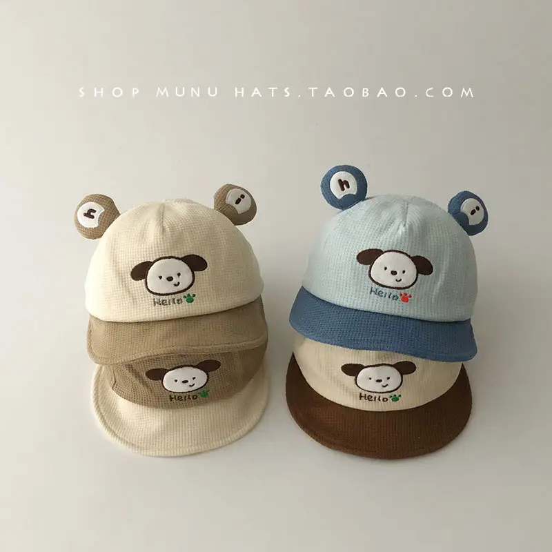 Baby Bear Duck Cap Hat for Boys Girls Travel Sun Hat - Image 6