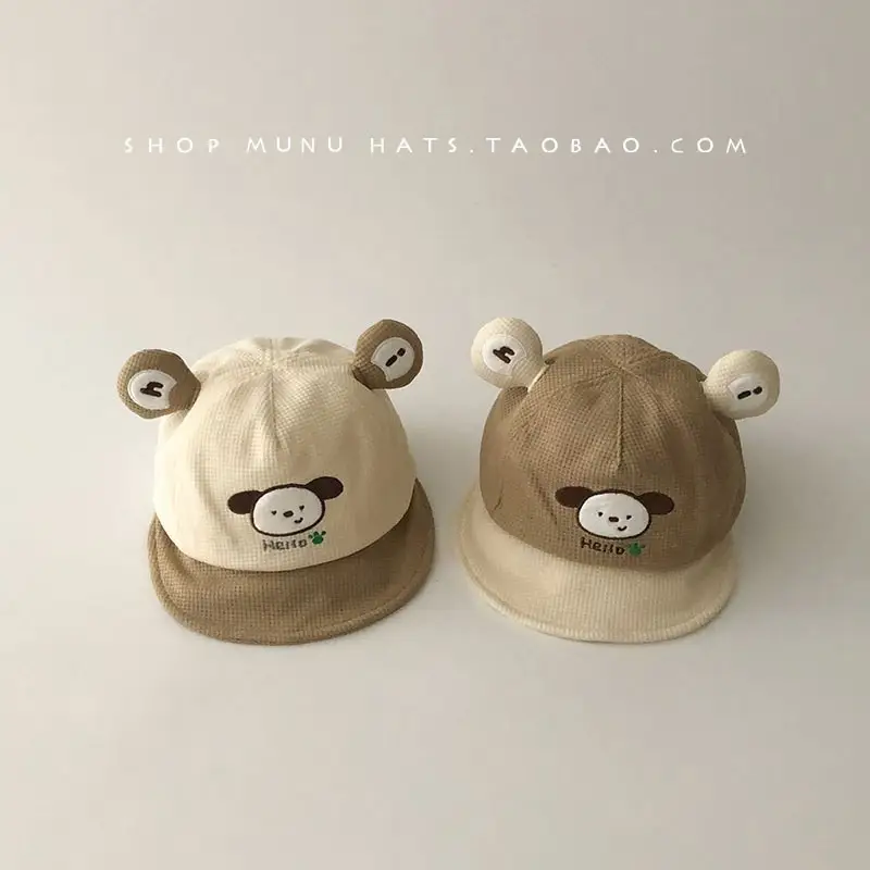 Baby Bear Duck Cap Hat for Boys Girls Travel Sun Hat - Image 8