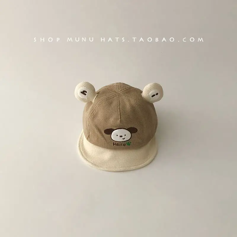 Baby Bear Duck Cap Hat for Boys Girls Travel Sun Hat - Image 2