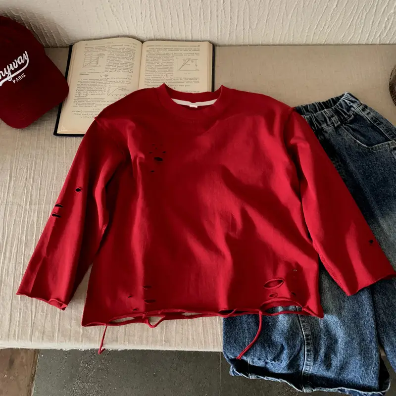 Black Long Sleeve T-Shirt for Boys Autumn 2025 — feature 4