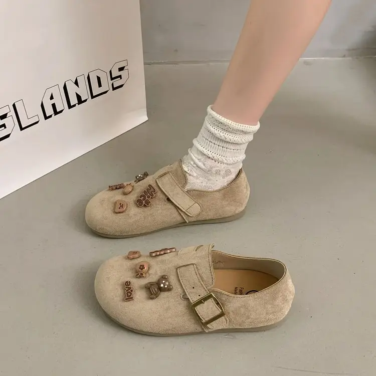 Slip-On All-Inclusive Birkenstock Shoes for Women 2025 Autum New Soft-Soled Non-Slip Comfortable Flats-Soled Breathable Loafers — feature 6
