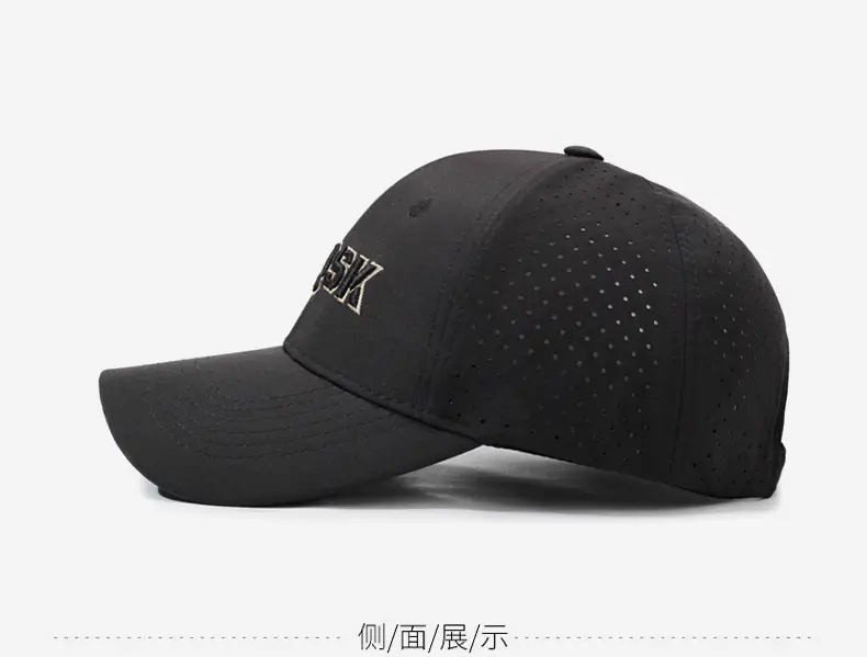 White Korean Style Baseball Cap with Embroidered Letter — feature 10