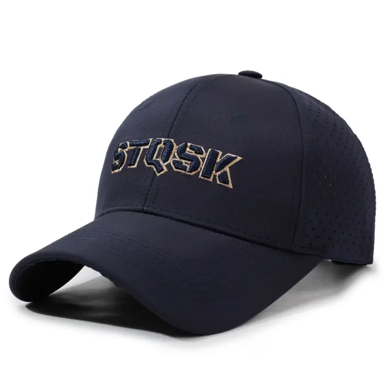 White Korean Style Baseball Cap with Embroidered Letter - Image 2