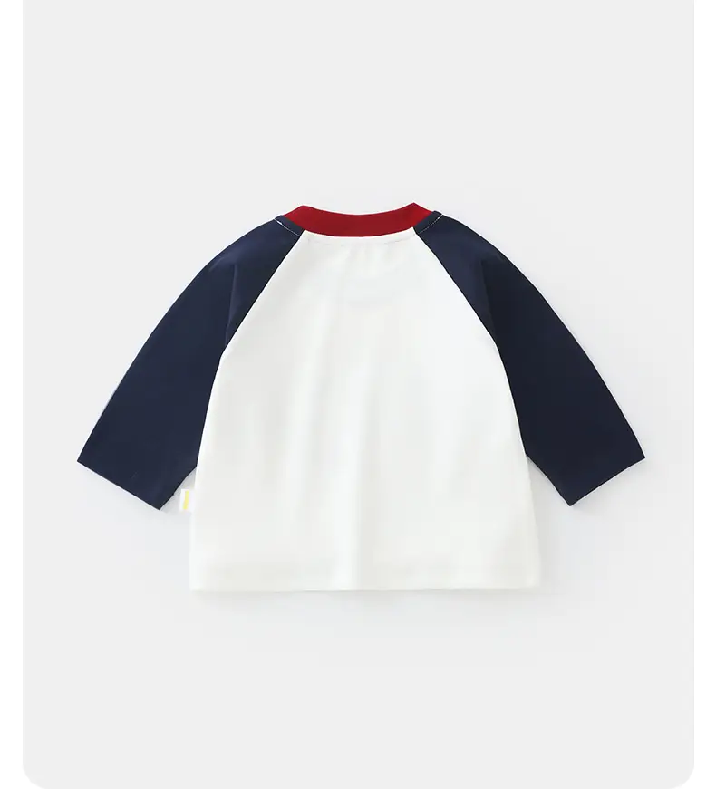 Duuduu Baby Long Sleeve T-Shirt White Blue Kids 2025 — feature 13
