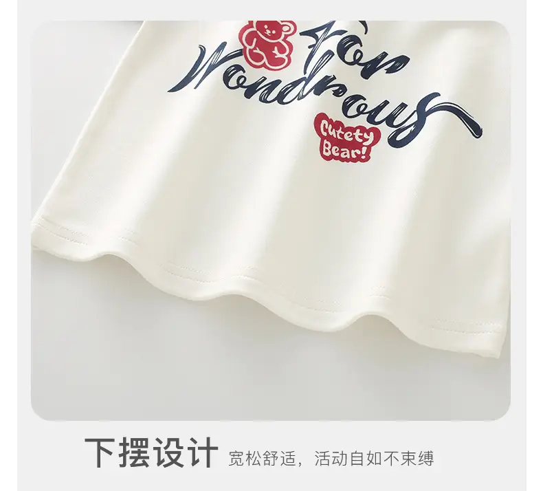Duuduu Baby Long Sleeve T-Shirt White Blue Red — feature 16