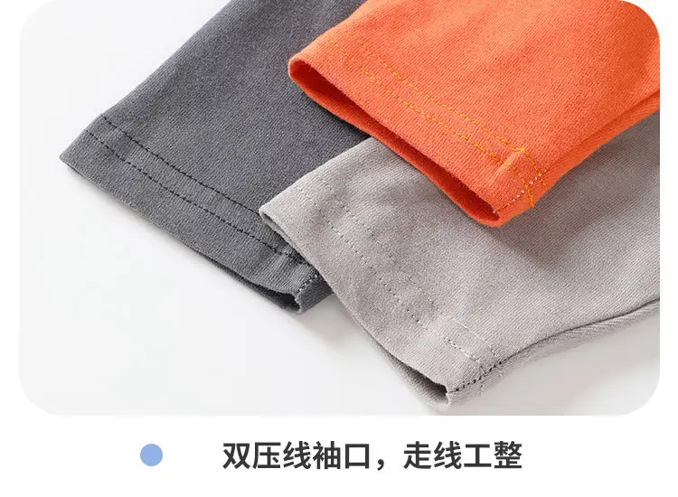 Pure Cotton Printed Long Sleeve T-Shirt for Boys Spring Fall — feature 9