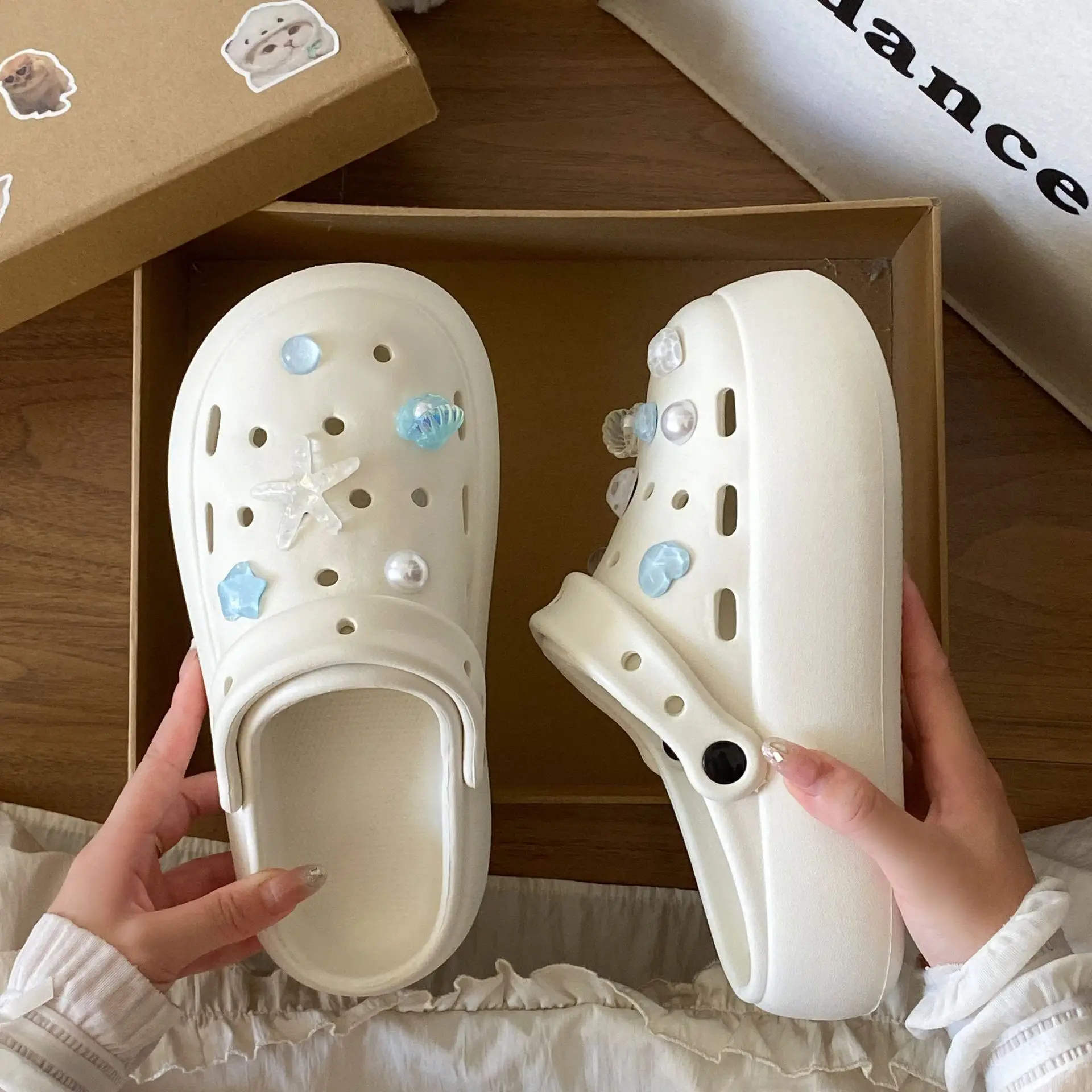 2025 Summer EVA Clogs for Women Beach Slippers