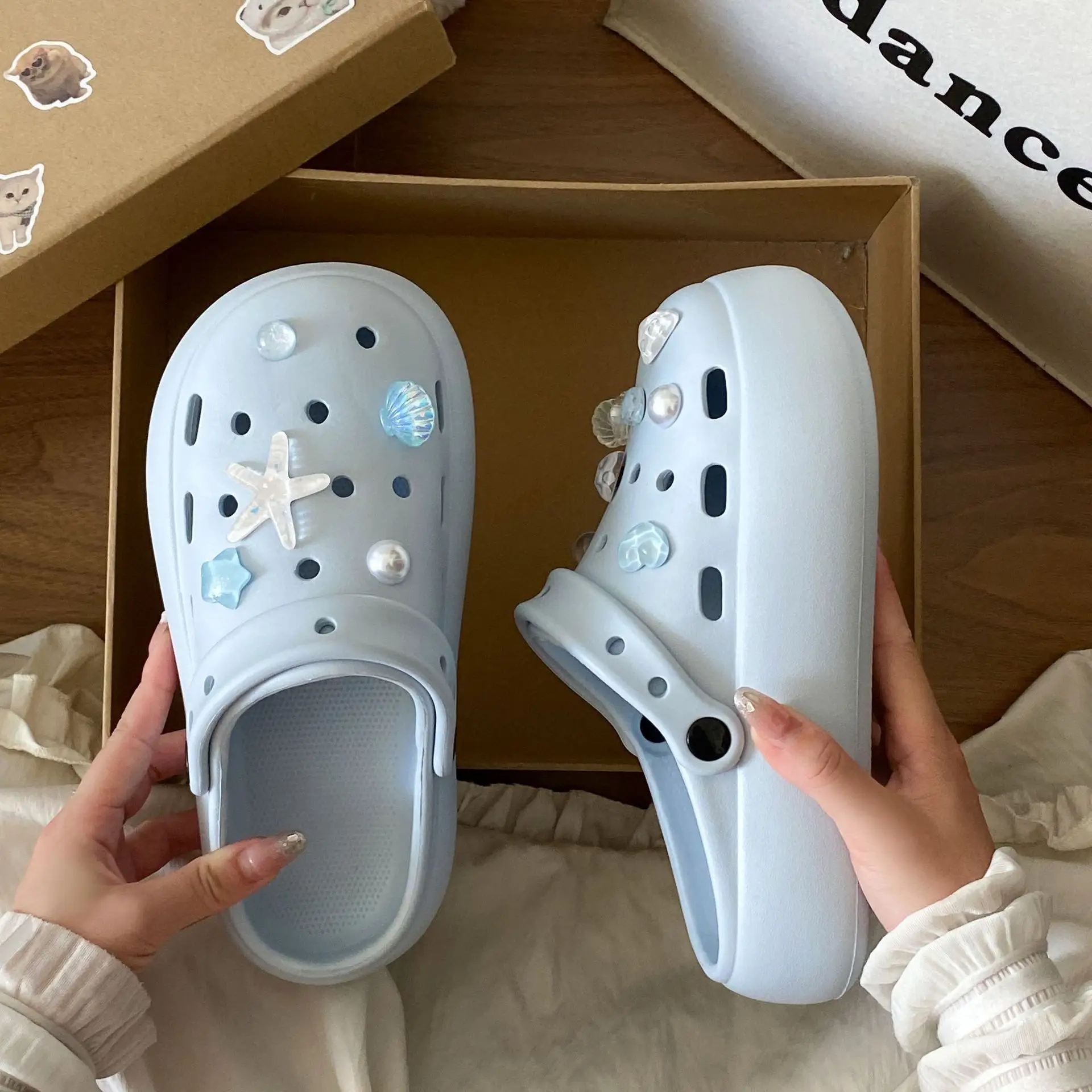 2025 Summer EVA Clogs for Women Beach Slippers